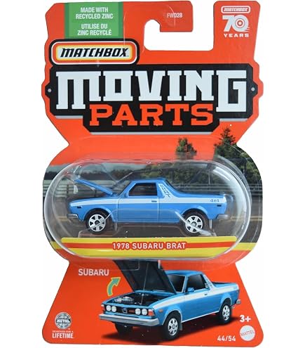 Amazon.com: Hot Wheels Matchbox 1978 Subaru Brat, Moving Parts 43